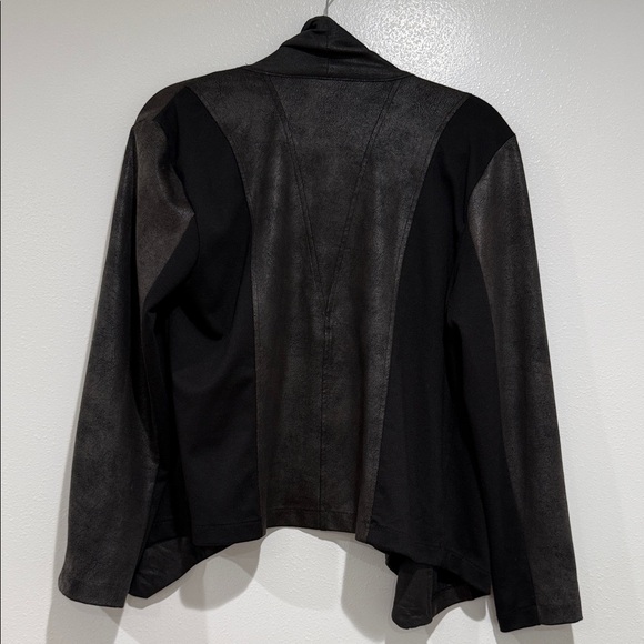 Style & Co. Charcoal Open-Front Jacket - Picture 4 of 4